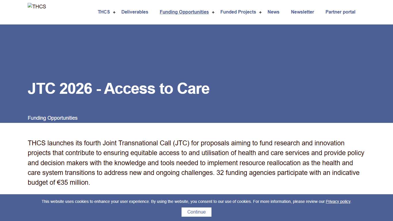 JTC 2026 - Access to Care
